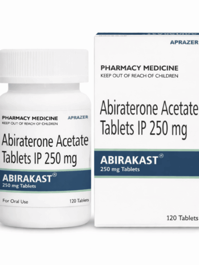 Abirakast 250 Mg Tablet — Abiraterone | Aprazer Healthcare