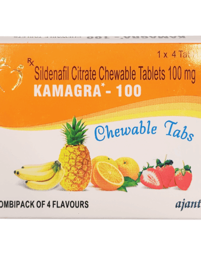 Kamagra 100 Mg Chewable Tablets — Sildenafil | Ajanta Pharma