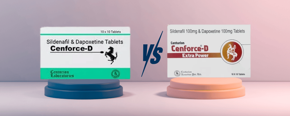 Cenforce D vs Cenforce D Extra Power
