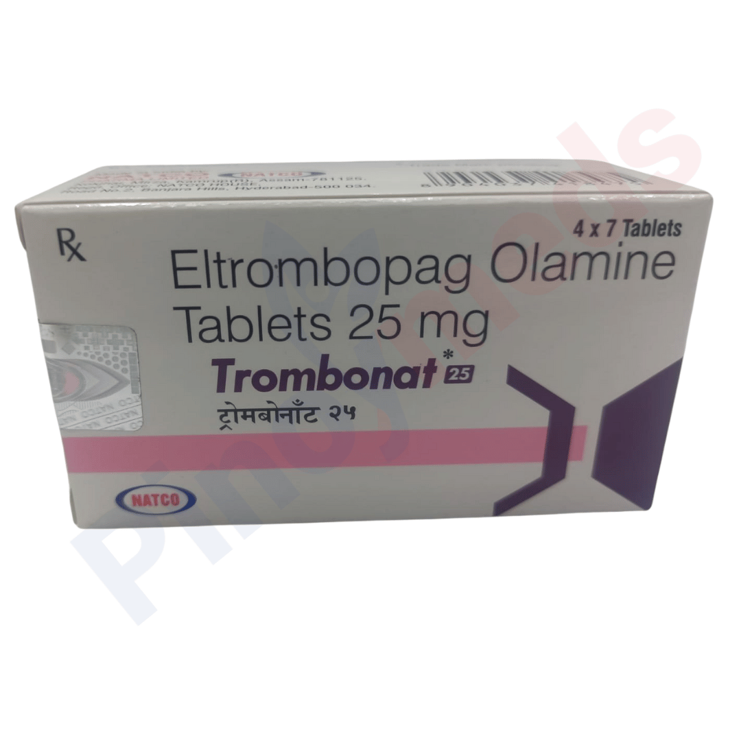 Trombonat Eltrombopag 25 Mg Tablet